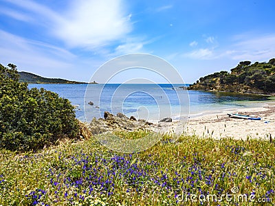 Punta Libeccio Cala Angioni beach, Domus de Maria, Sardinia, Italy Stock Photo
